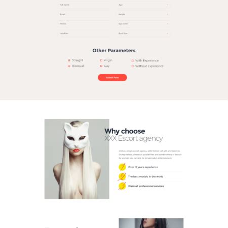 XXX Escort – advanced WordPress theme for escorts